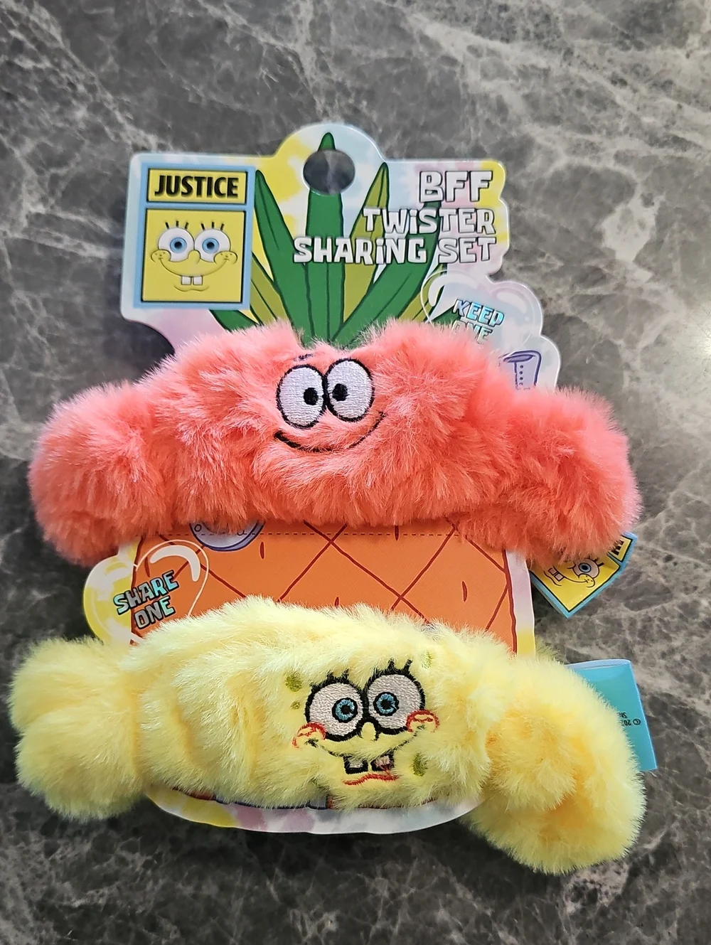 2 BFF Twisters Sponge Face And Patrick Face